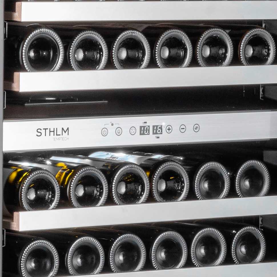 Встраиваемый винный шкаф Temptech ST180DRB-24