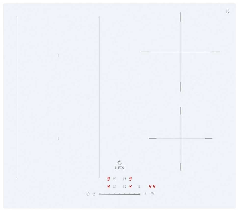 Электрическая варочная панель LEX EVI 641A WH