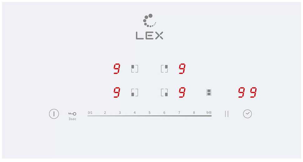 Электрическая варочная панель LEX EVI 641A WH