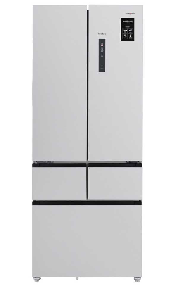 Многокамерный холодильник Tesler RFD-427BI SPARKLING WHITE
