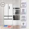 Многокамерный холодильник Tesler RFD-427BI SPARKLING WHITE