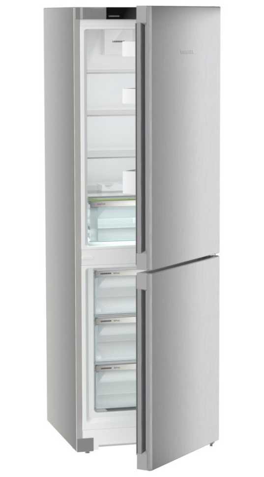 Двухкамерный холодильник Liebherr CNsff 5203-22 001 NoFrost серебристый