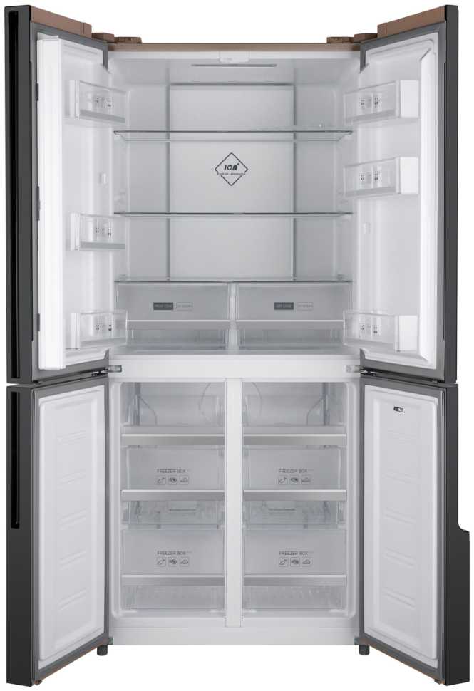 Холодильник Side-by-Side Weissgauff WCD 450 BEG NoFrost Inverter