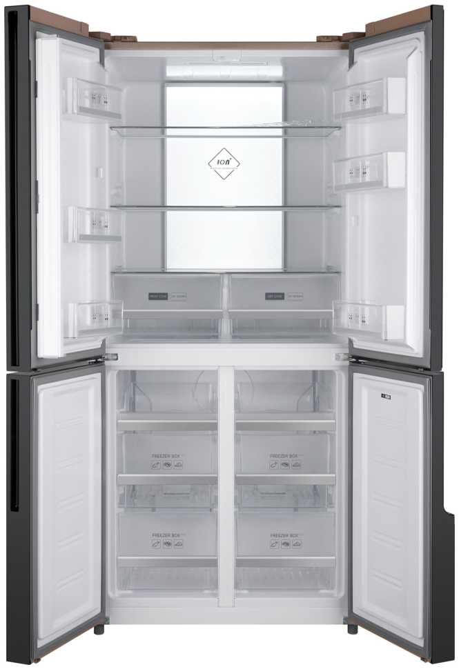 Холодильник Side-by-Side Weissgauff WCD 450 BEG NoFrost Inverter