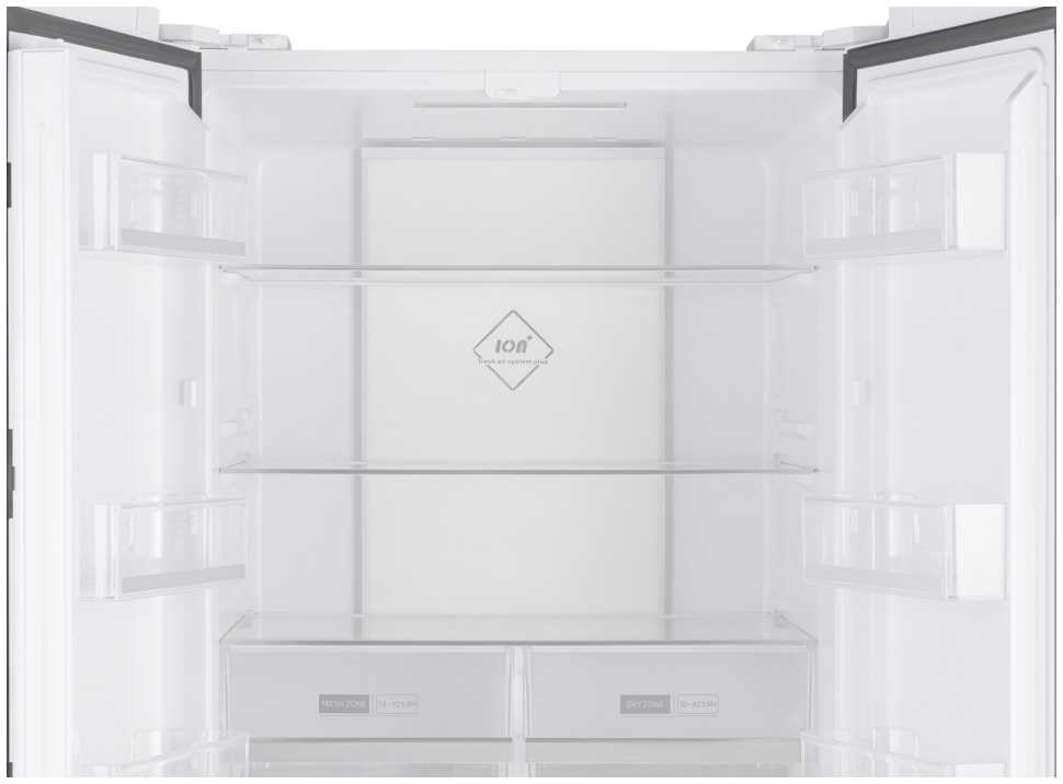 Многокамерный холодильник Weissgauff WCD 450 WG NoFrost Inverter