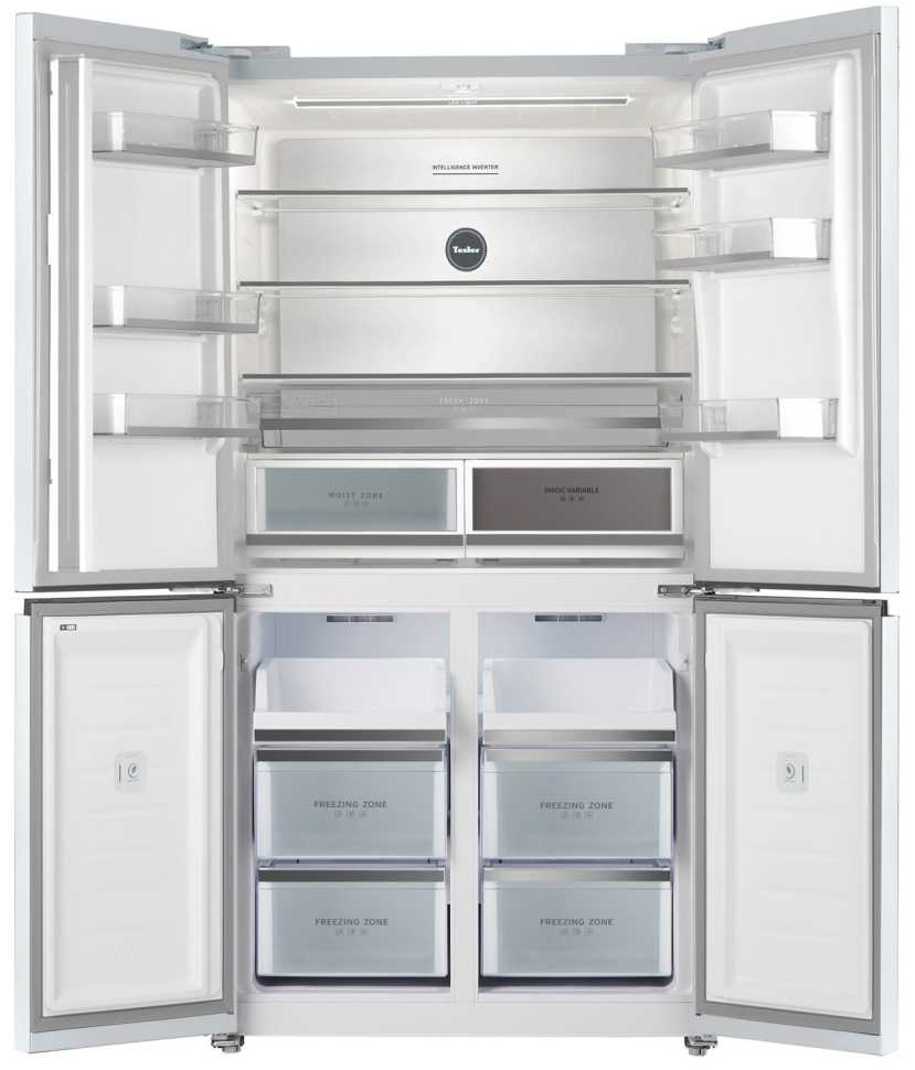 Многокамерный холодильник Tesler RCD-547BI SPARKLING WHITE