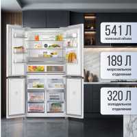 Многокамерный холодильник Tesler RCD-547BI SPARKLING WHITE