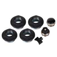 Комплект монтажный Royal Thermo 1”х 1/2&quot; черный