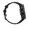 Умные часы Garmin Fenix 8, 51 мм, Solar, Sapphire Carbon Gray DLC Titanium with Black/Pebble Gray Silicone