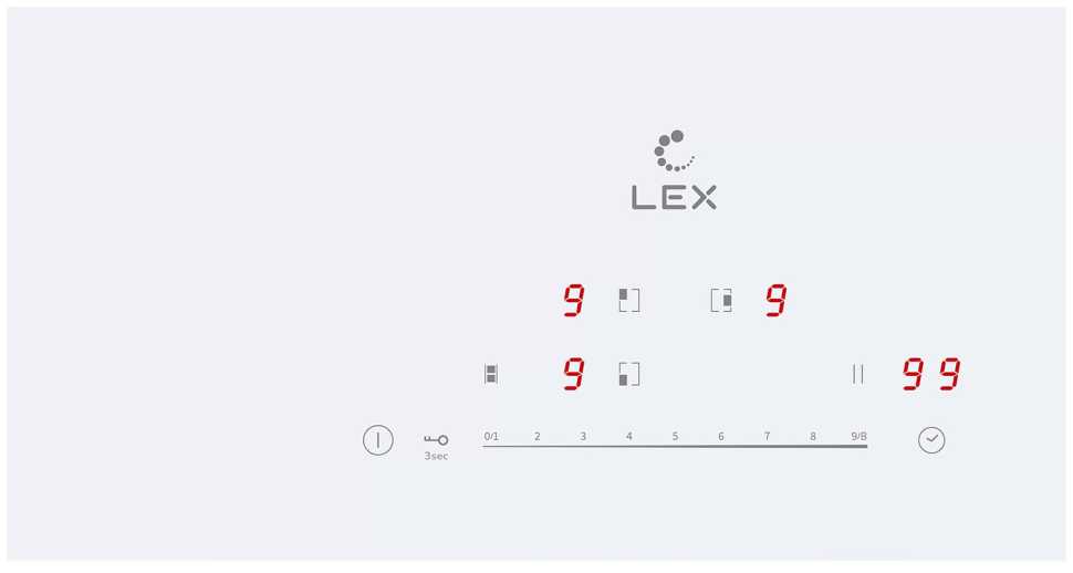 Электрическая варочная панель LEX EVI 431A WH