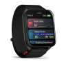Умные часы Garmin Venu X1 черный с титановой задней крышкой и черным нейлоновым ремешком