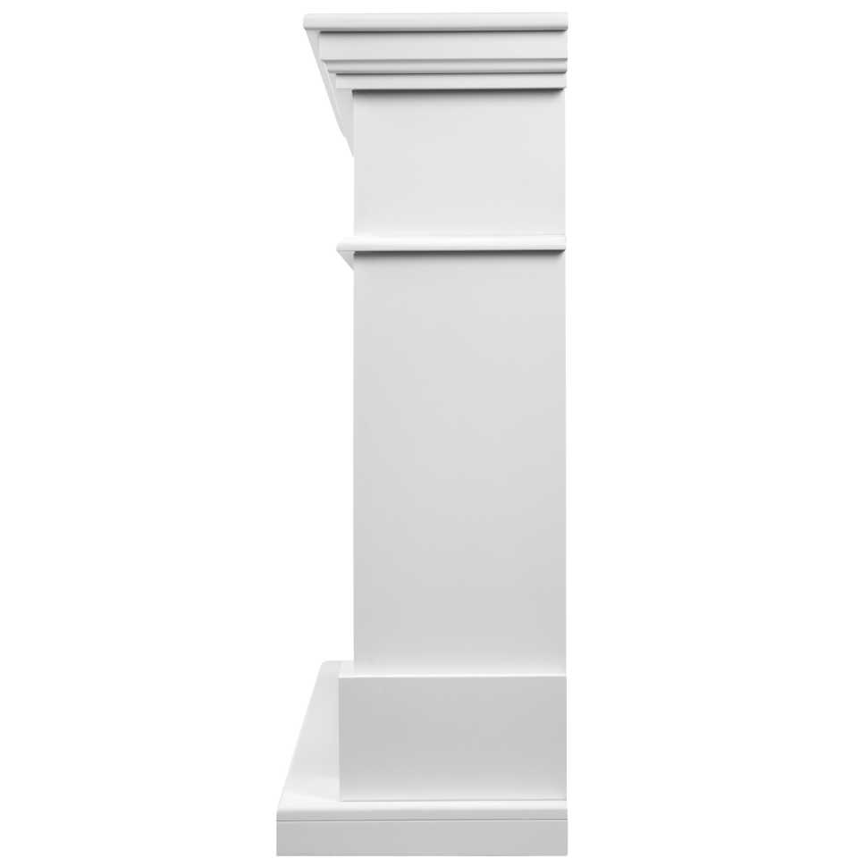 Каминокомплект: Очаг Royal Thermo Aurora RTFP/P-AR60LS, портал California 60 W, белый