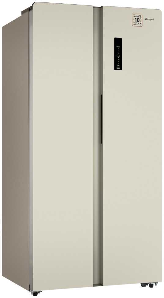 Холодильник Side-by-Side Weissgauff WSBS 600 Be NoFrost Inverter