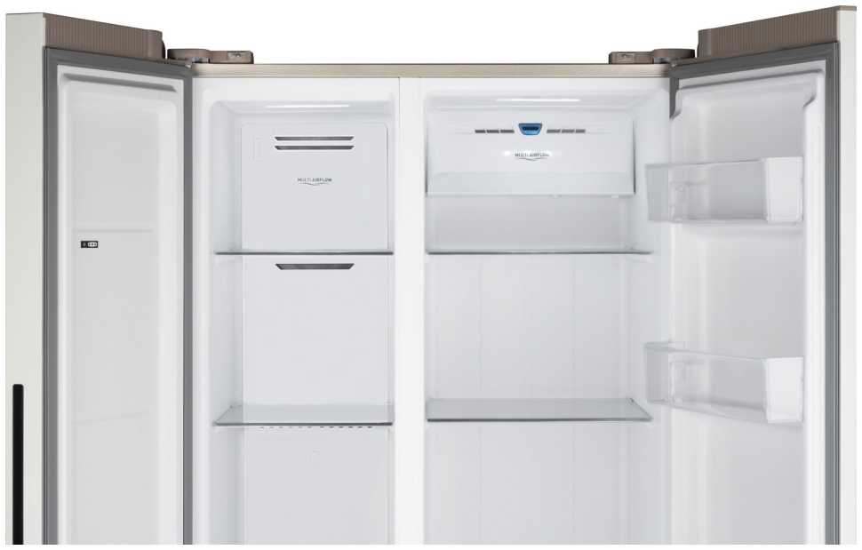 Холодильник Side-by-Side Weissgauff WSBS 600 Be NoFrost Inverter