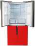 Многокамерный холодильник Centek CT-1750 NF Red, INVERTER