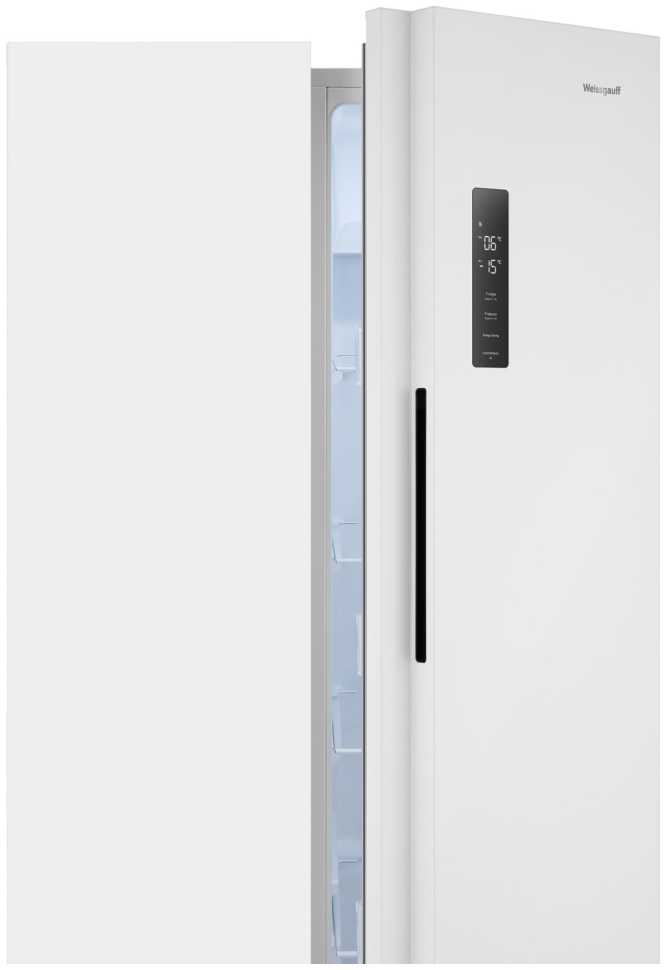 Холодильник Side-by-Side Weissgauff WSBS 500 Inverter NoFrost White
