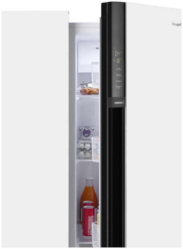 Холодильник Side-by-Side Weissgauff WSBS 600 WG NoFrost Inverter