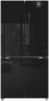 Многокамерный холодильник Weissgauff WCD 510 Built-in Inverter NoFrost Black Glass