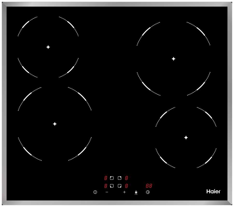 Электрическая варочная панель Haier HHY-C64NFB черный