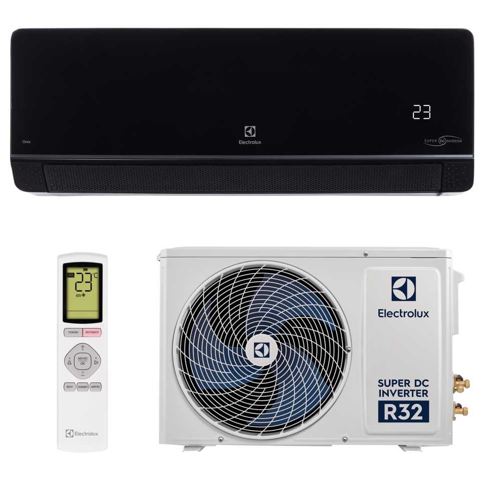 Сплит-система инверторного типа Electrolux Onix Super DC EACS/I-18HIX-BLACK/N8 комплект
