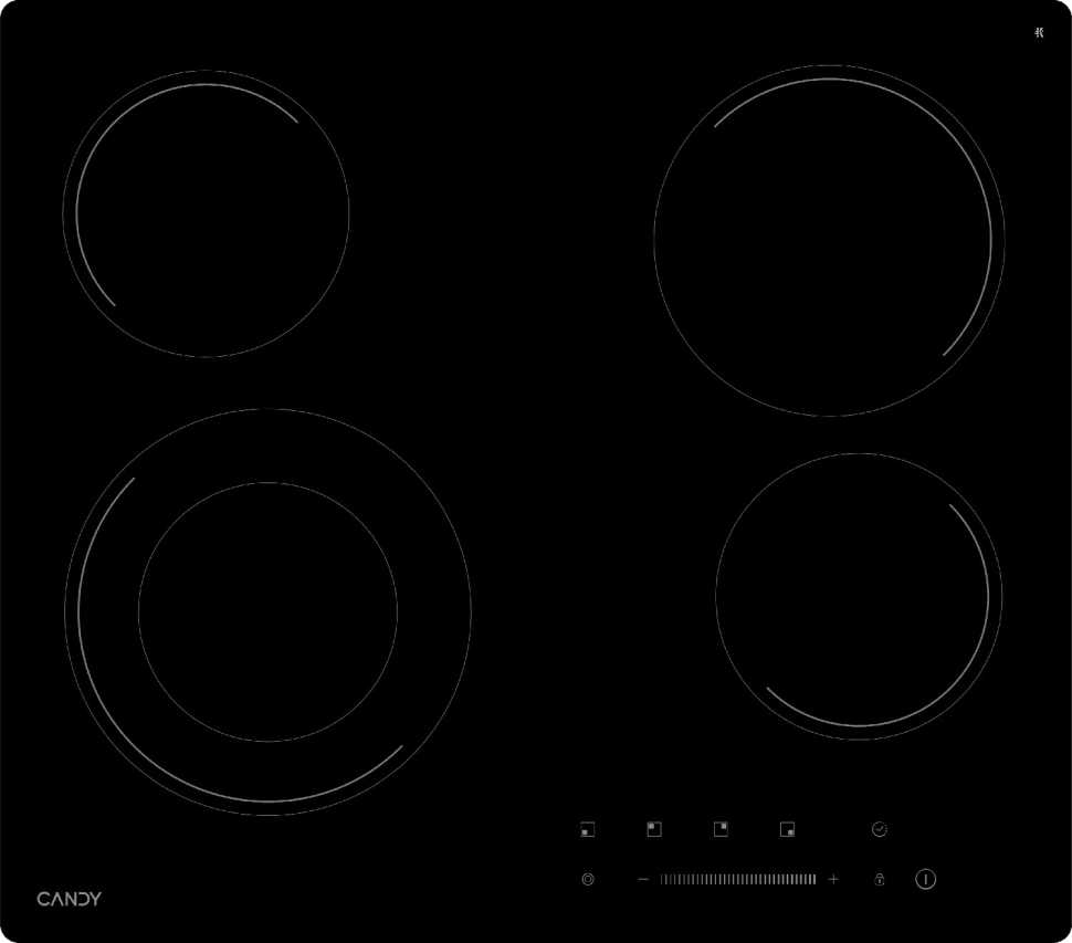 Электрическая варочная панель Candy CHXC64DB