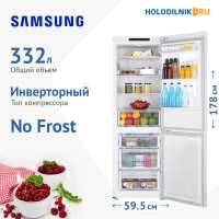 Двухкамерный холодильник Samsung RB 30 A30 N0WW