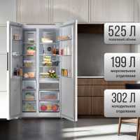 Холодильник Side-by-Side Tesler RSD-537BI SPARKLING WHITE