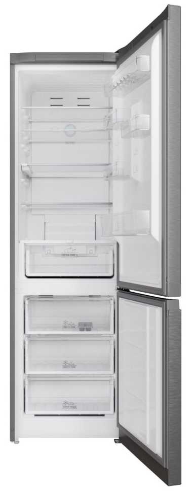 Двухкамерный холодильник Hotpoint HT 7201I MX O3 нержавеющая сталь
