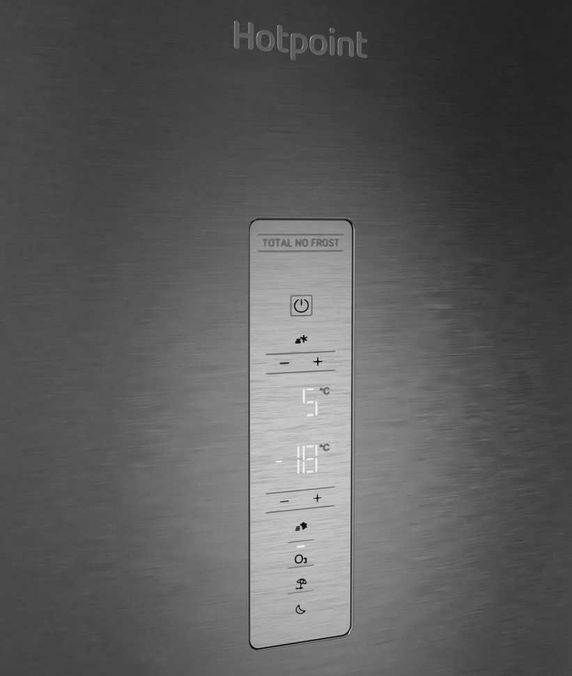 Двухкамерный холодильник Hotpoint HT 7201I MX O3 нержавеющая сталь