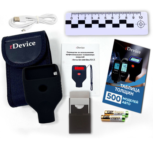Толщиномер rDevice RD-1000 ULTRA MAX (до 6000 мкм., все существующие опции)