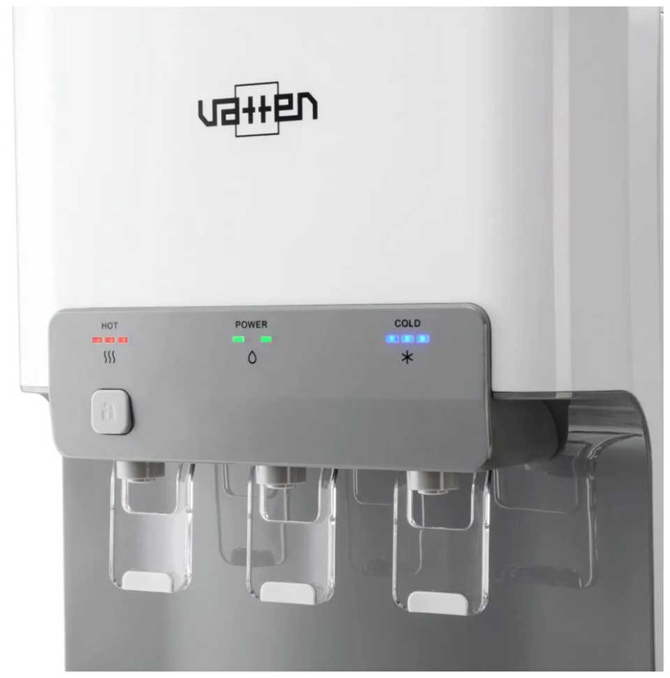 Кулер для воды Vatten L07WK, нижняя загрузка, белый