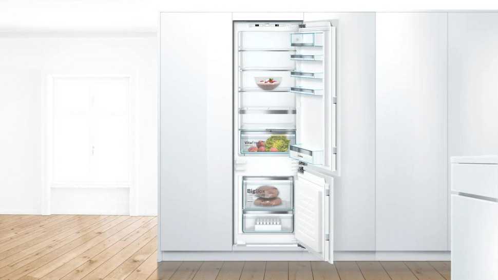 Встраиваемый двухкамерный холодильник Bosch KIS87AFE0 Serie 6