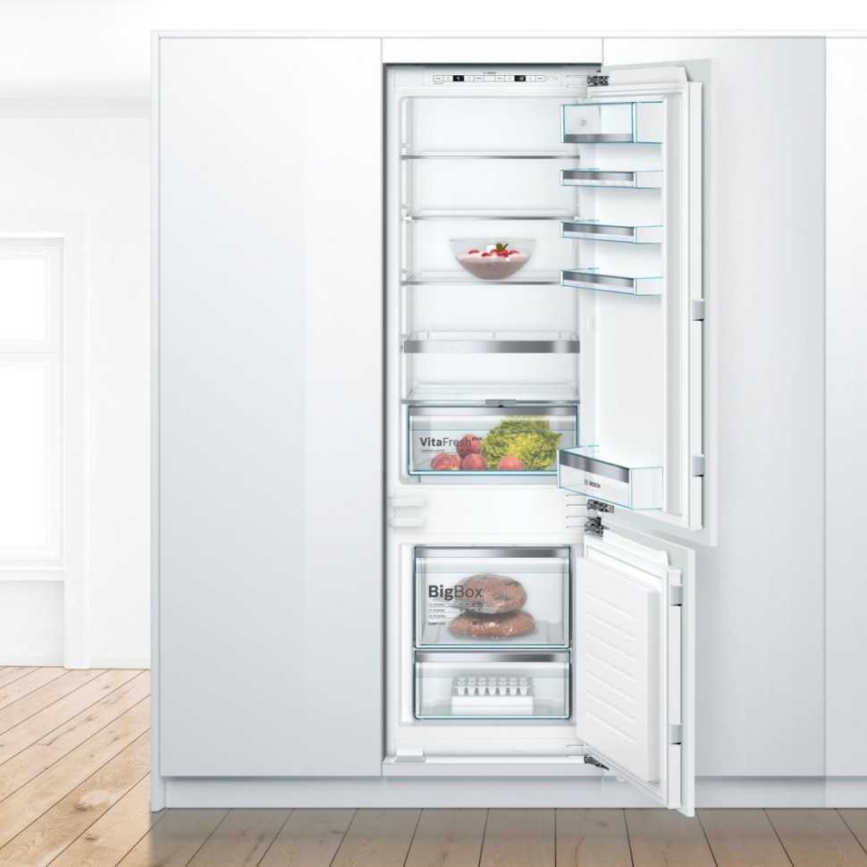 Встраиваемый двухкамерный холодильник Bosch KIS87AFE0 Serie 6