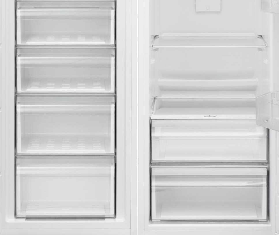 Встраиваемый холодильник Side-by-Side Scandilux SBSBI303EZ (RBI303EZ+FNBI303E)
