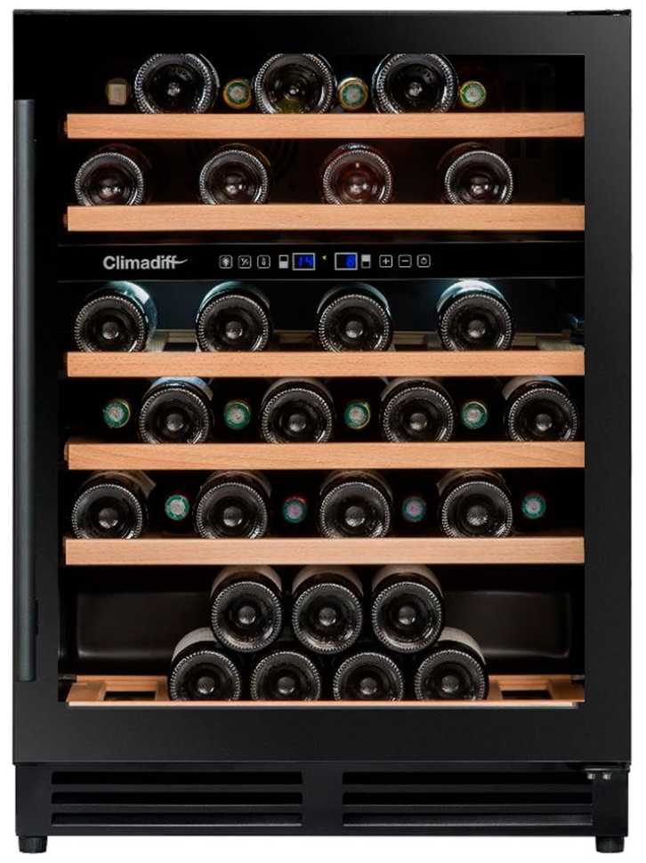 Встраиваемый винный шкаф Climadiff CBU50D2B