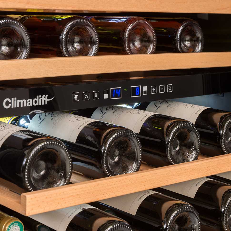 Встраиваемый винный шкаф Climadiff CBU50D2B