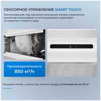 Вытяжка Zugel ZHI523W белая