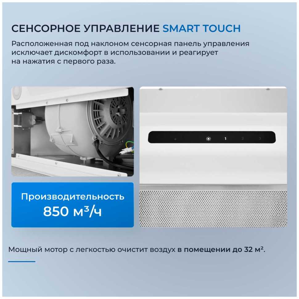 Вытяжка Zugel ZHI523W белая