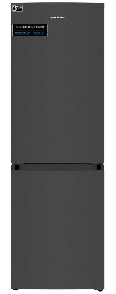 Двухкамерный холодильник Willmark RFN-425NFD dark inox