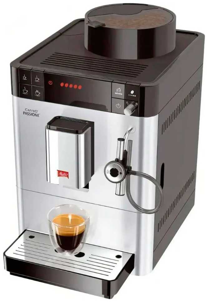 Кофемашина автоматическая Melitta Caffeo Passione серебристая F 530-101