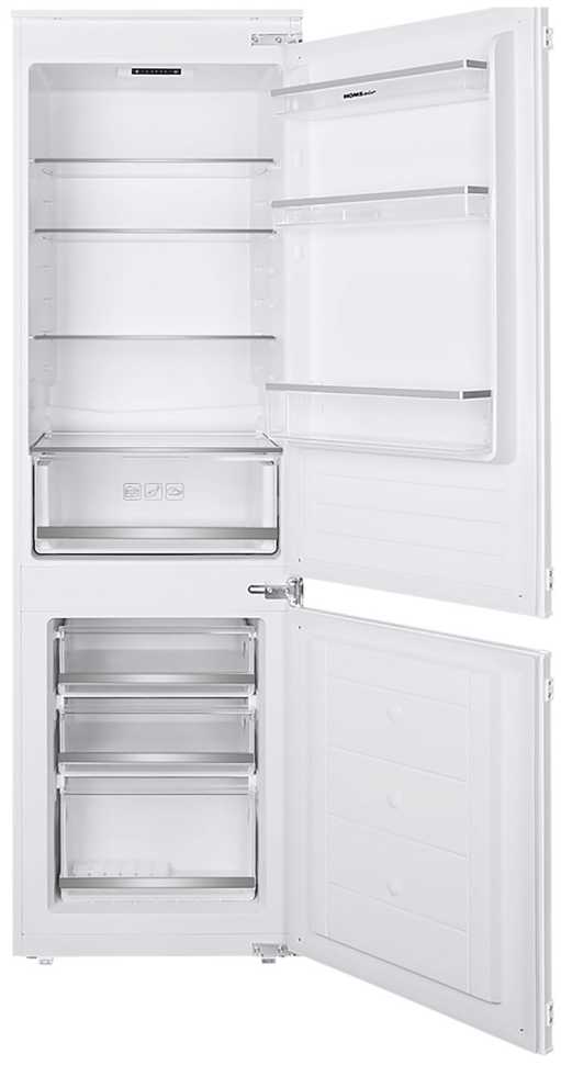 Встраиваемый двухкамерный холодильник Homsair FB177SW Inverter