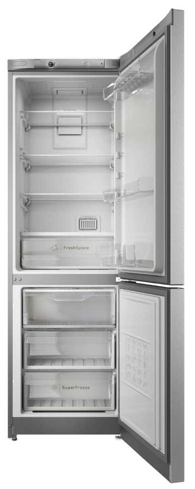 Двухкамерный холодильник Indesit ITS 4180 XB Нержавеющая сталь