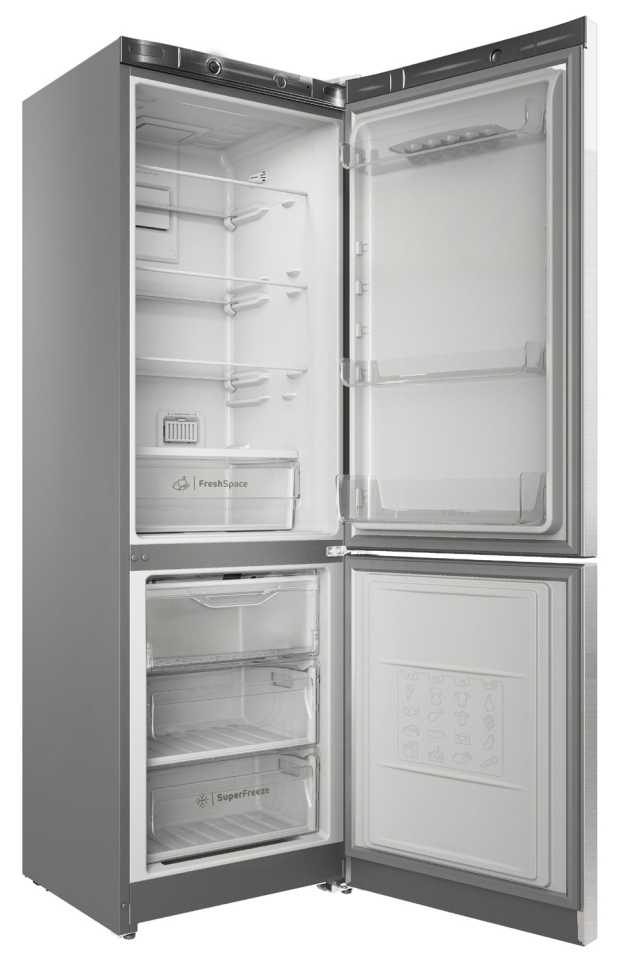Двухкамерный холодильник Indesit ITS 4180 XB Нержавеющая сталь
