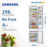 Встраиваемый двухкамерный холодильник Samsung BRB 30703EWW