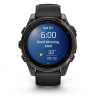 Умные часы Garmin Fenix 8, 47 мм, AMOLED, Sapphire Carbon Gray DLC Titanium with Black/Pebble Gray Silicone