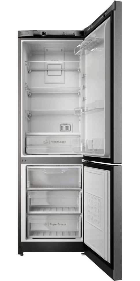 Двухкамерный холодильник Indesit ITS 4180 NG Темно-серый