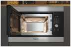Встраиваемая микроволновая печь СВЧ Hotpoint MF20G IX HA, нержавеющая сталь