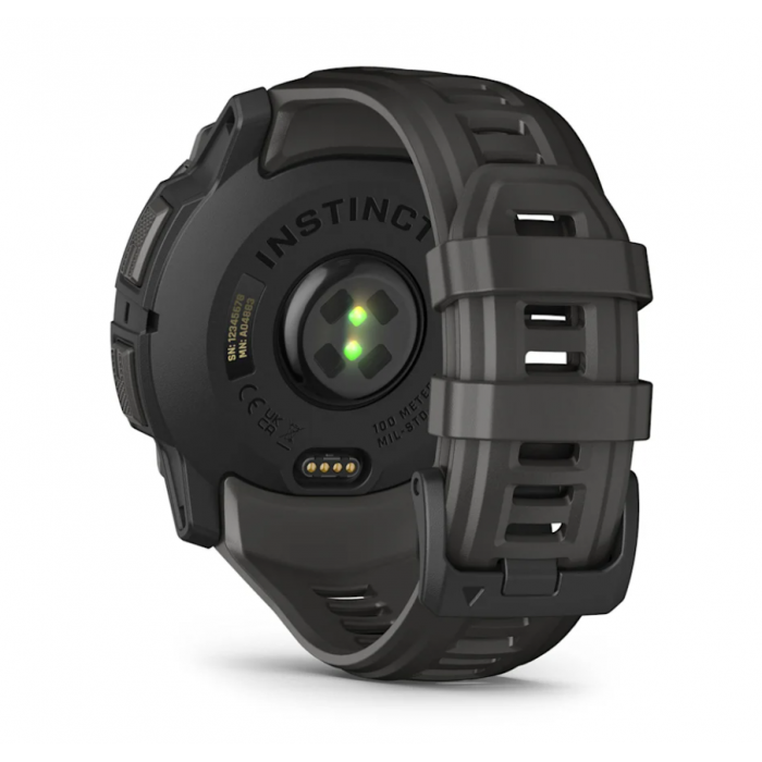 Умные часы Garmin Instinct 3 Amoled 50 mm black with Charcoal Band