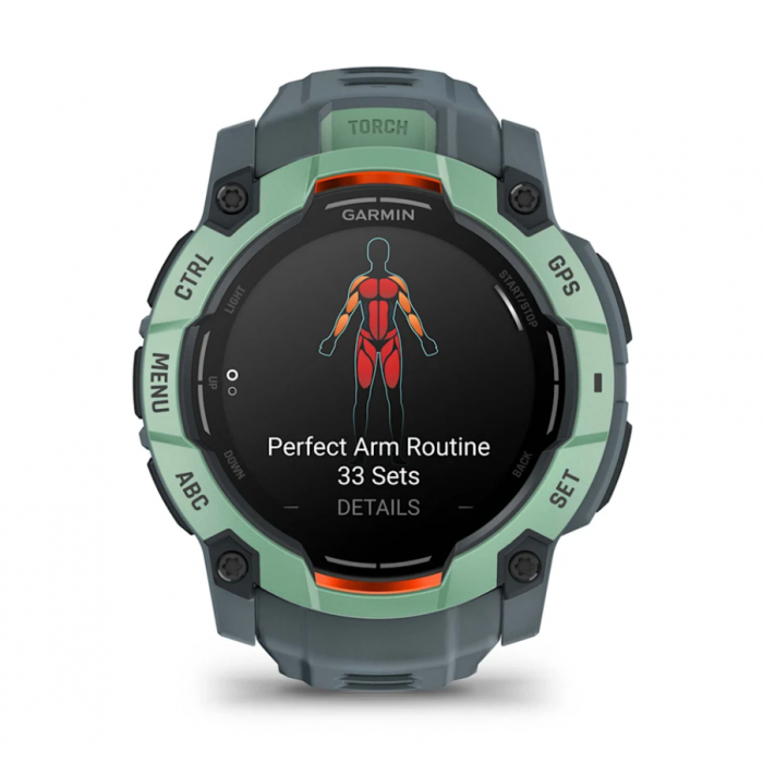 Умные часы Garmin Instinct 3 AMOLED 50 mm Neo Tropic with Twilight Band
