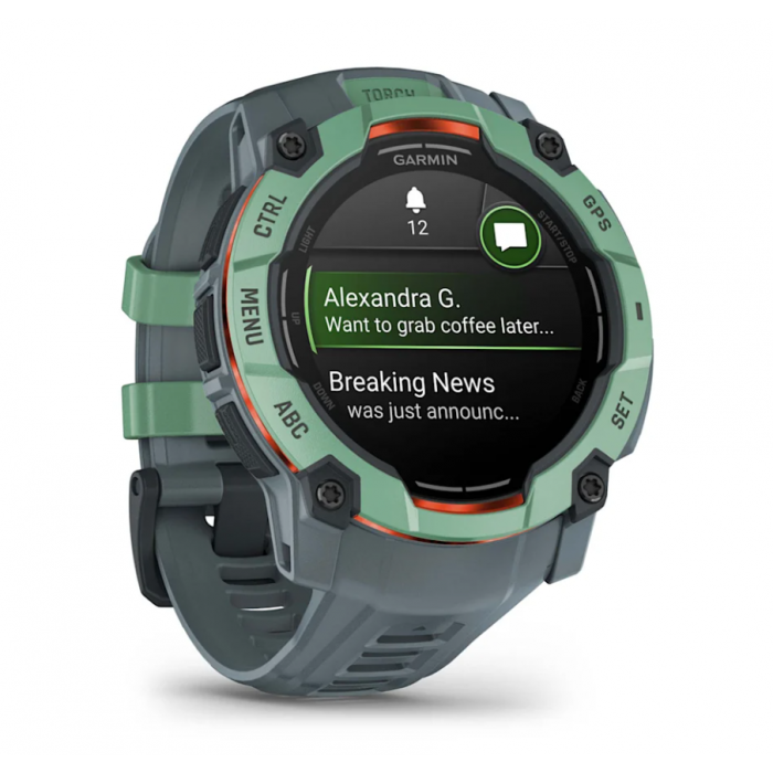 Умные часы Garmin Instinct 3 AMOLED 50 mm Neo Tropic with Twilight Band